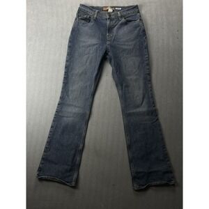 Old Navy Curvy Just Below Waist Boot Cut Jeans Size 8 Denim Pants Stretch